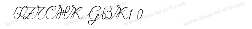 字体 FZTCHK-GBK1-0字体转换